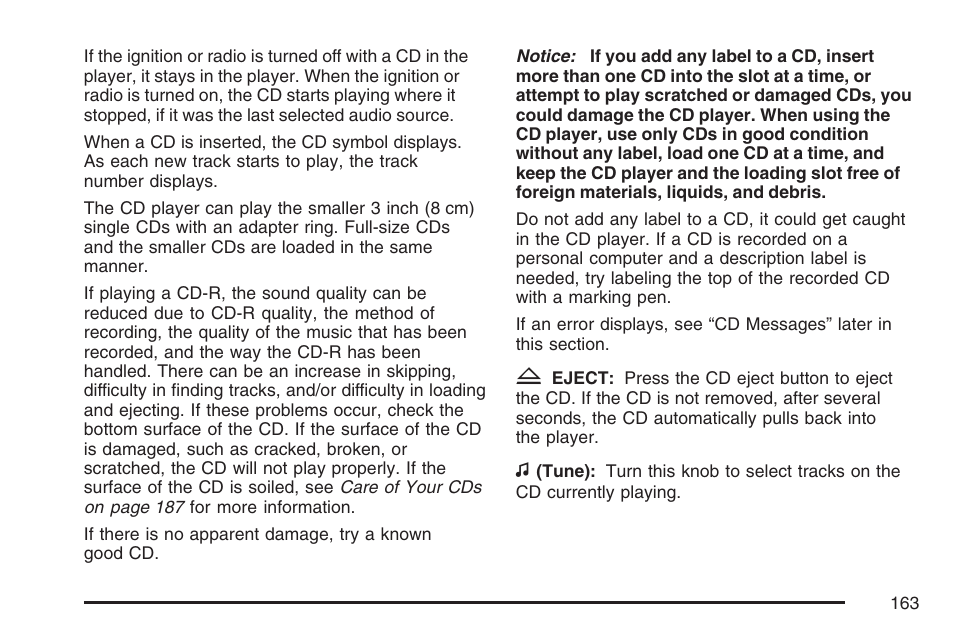 Pontiac 2007 Solstice User Manual | Page 163 / 396