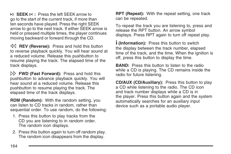 Pontiac 2007 Solstice User Manual | Page 164 / 396