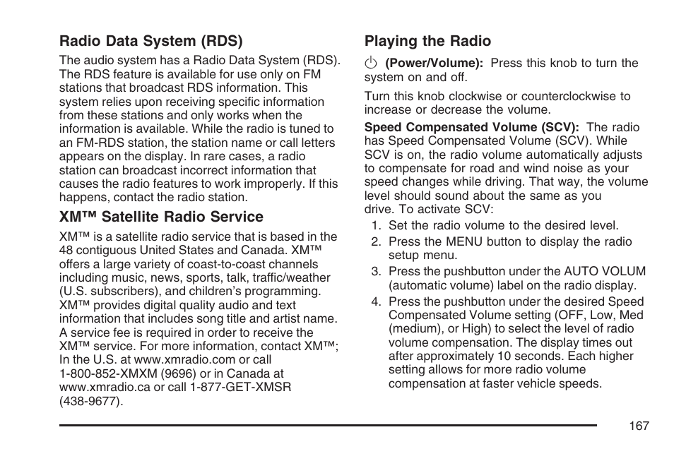 Pontiac 2007 Solstice User Manual | Page 167 / 396
