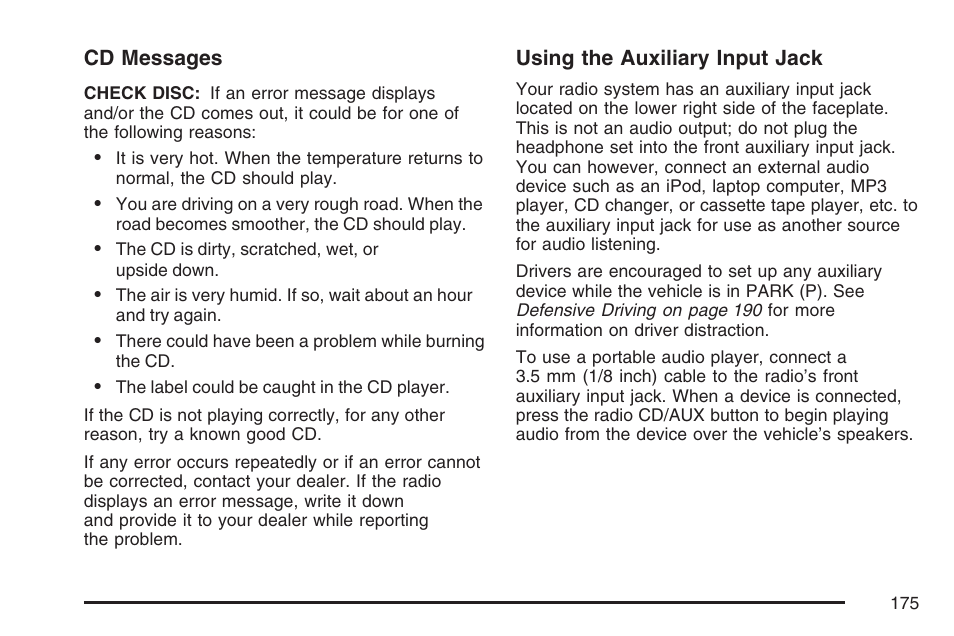 Pontiac 2007 Solstice User Manual | Page 175 / 396