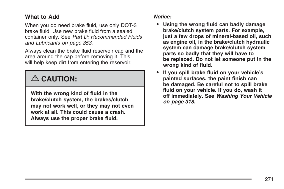 Caution | Pontiac 2007 Solstice User Manual | Page 271 / 396