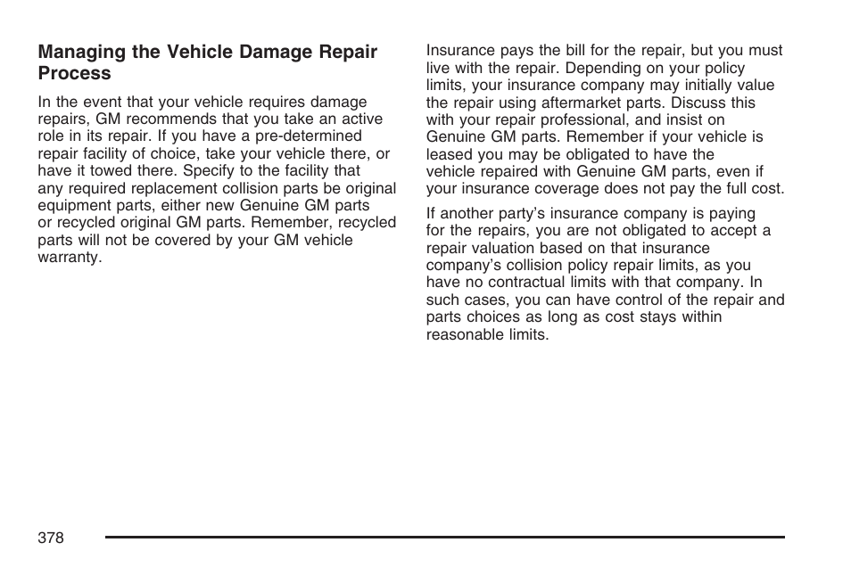 Pontiac 2007 Solstice User Manual | Page 378 / 396