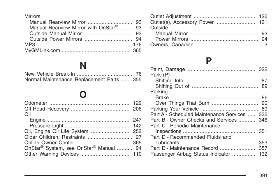 Pontiac 2007 Solstice User Manual | Page 391 / 396