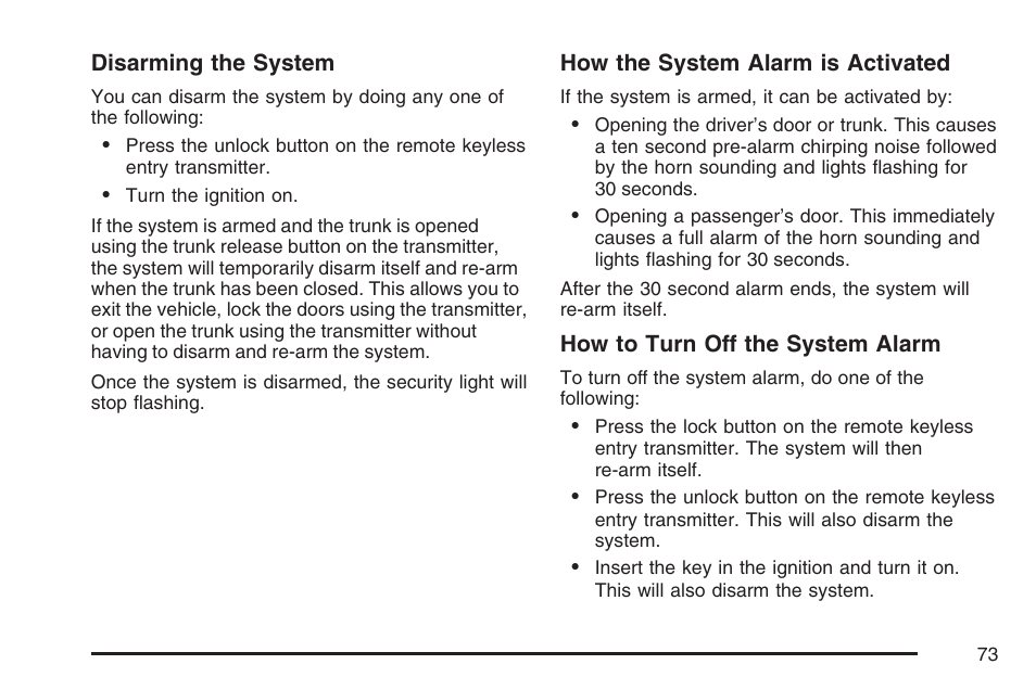 Pontiac 2007 Solstice User Manual | Page 73 / 396