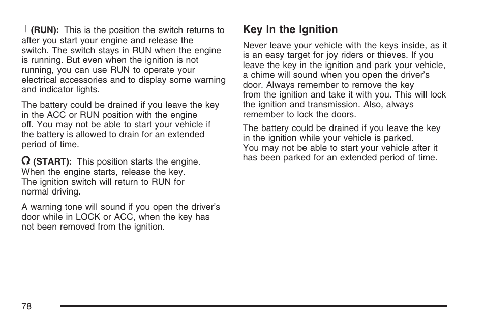 Pontiac 2007 Solstice User Manual | Page 78 / 396