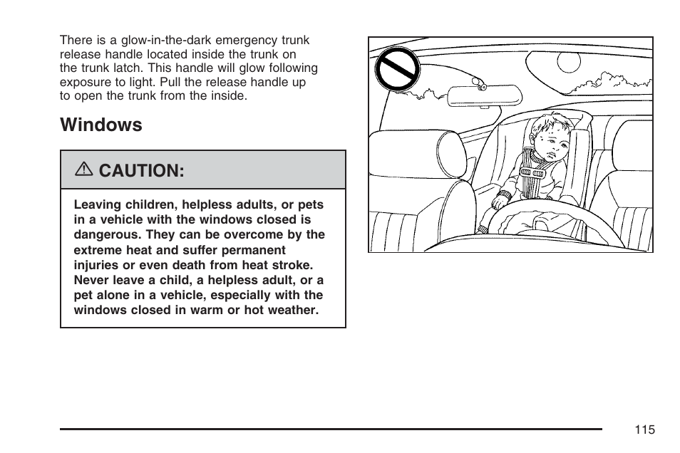 Windows | Pontiac 2007 G6 User Manual | Page 115 / 486