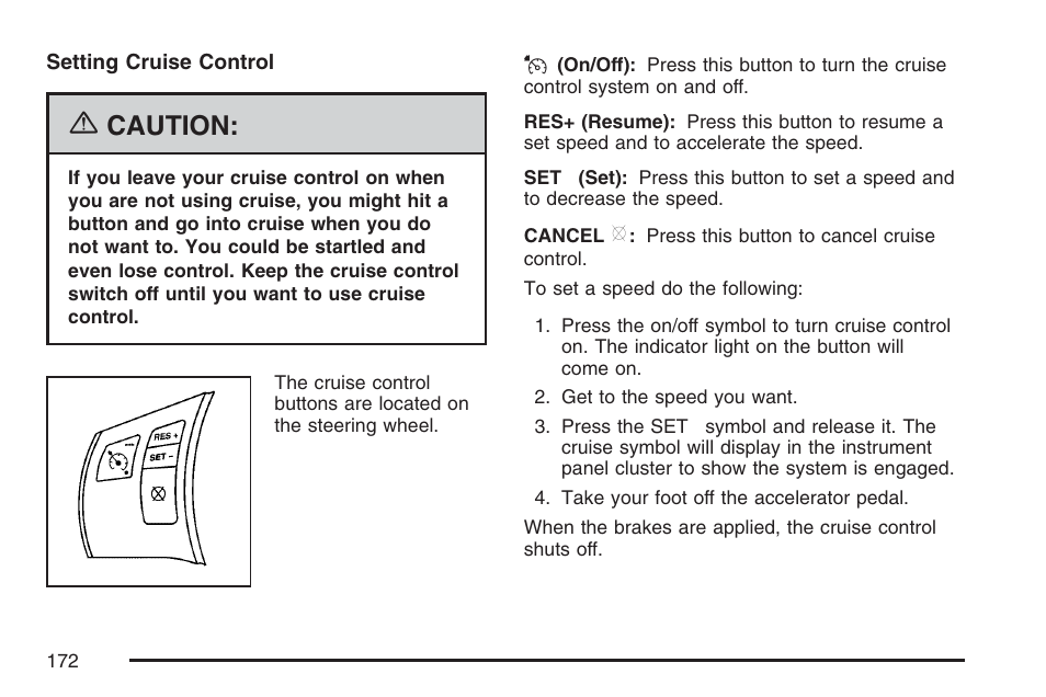 Caution | Pontiac 2007 G6 User Manual | Page 172 / 486