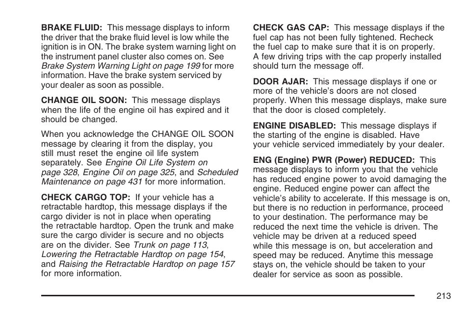 Pontiac 2007 G6 User Manual | Page 213 / 486