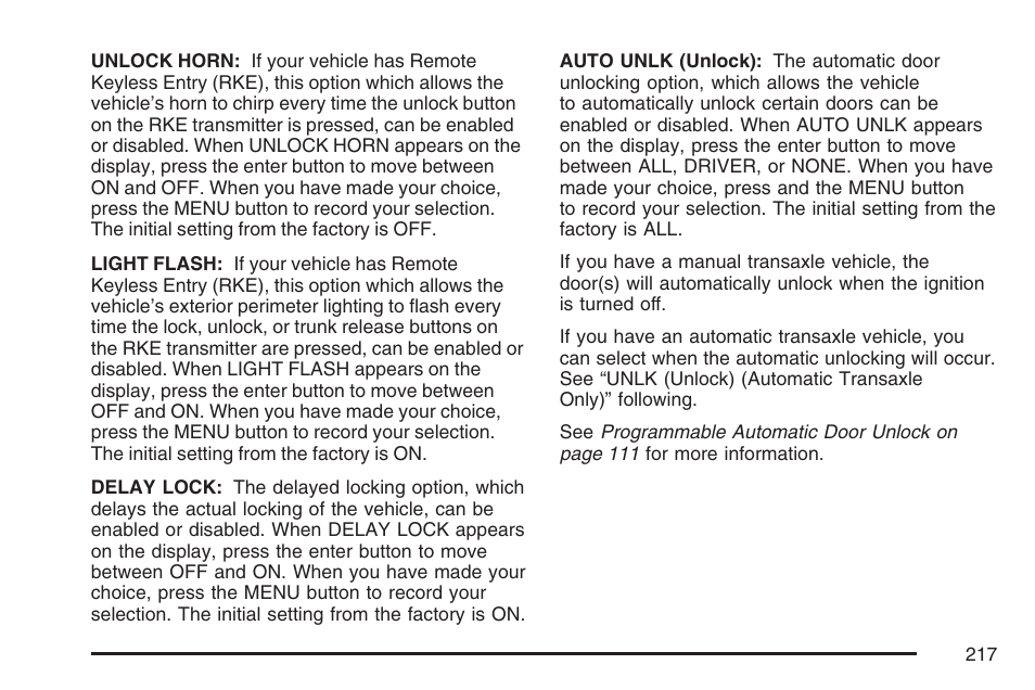 Pontiac 2007 G6 User Manual | Page 217 / 486