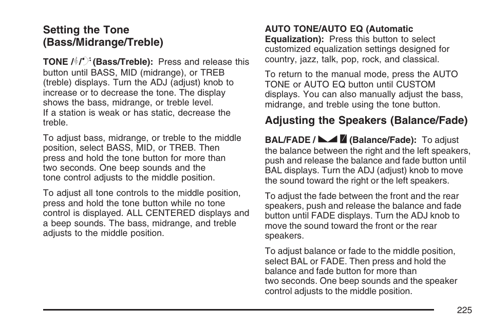 Pontiac 2007 G6 User Manual | Page 225 / 486