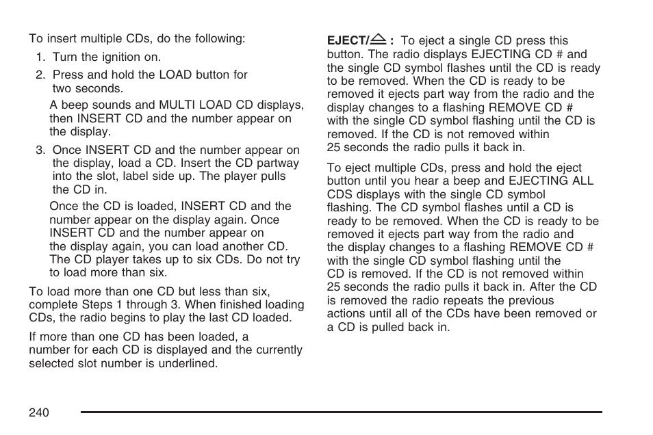 Pontiac 2007 G6 User Manual | Page 240 / 486