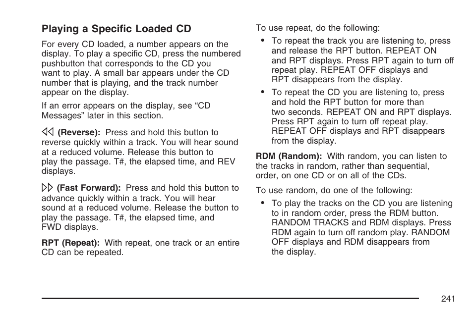 Pontiac 2007 G6 User Manual | Page 241 / 486