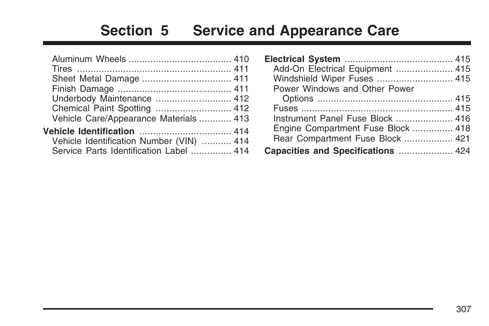 Pontiac 2007 G6 User Manual | Page 307 / 486