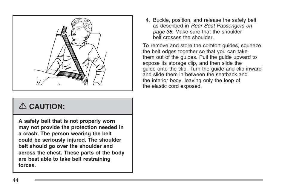 Caution | Pontiac 2007 G6 User Manual | Page 44 / 486