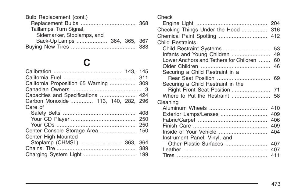 Pontiac 2007 G6 User Manual | Page 473 / 486