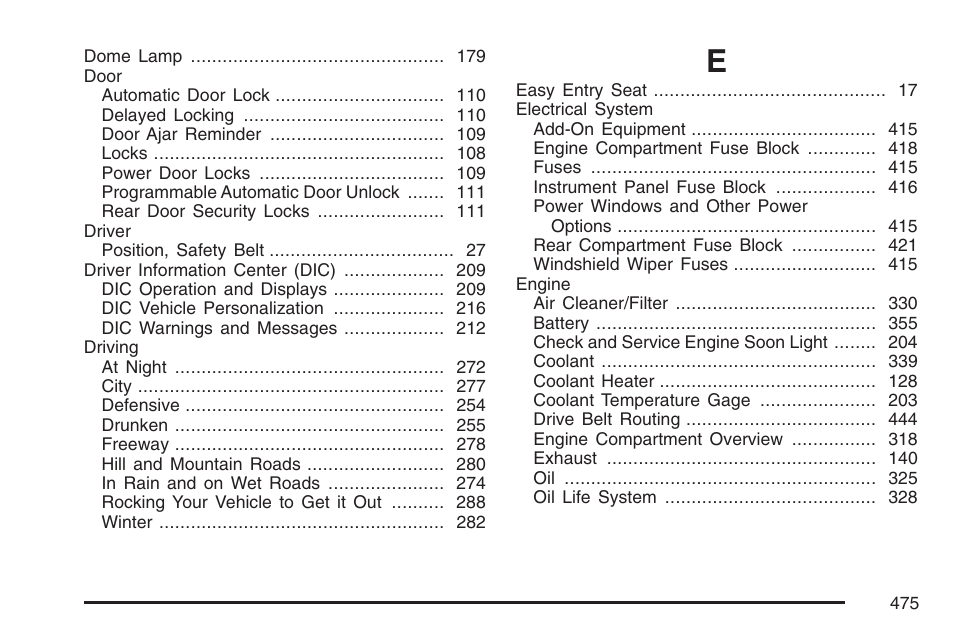 Pontiac 2007 G6 User Manual | Page 475 / 486