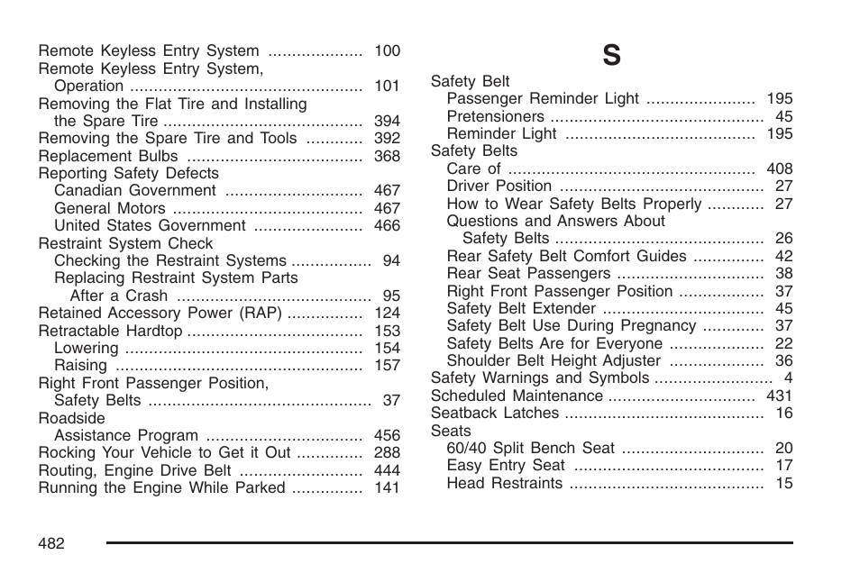 Pontiac 2007 G6 User Manual | Page 482 / 486