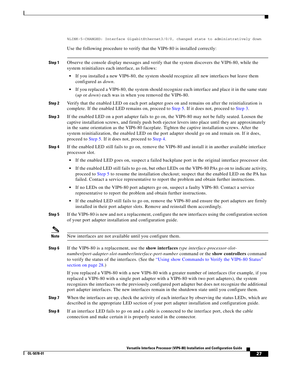 Cisco (VIP6-80) User Manual | Page 27 / 40
