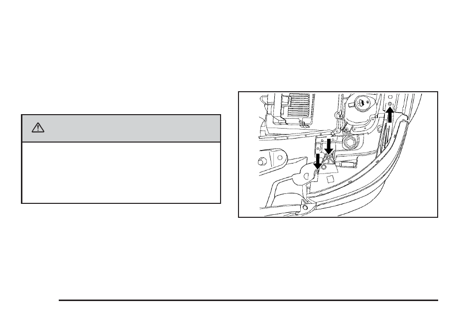 Bulb replacement, Halogen bulbs, Bulb replacement -42 | And parking lamps -42, Caution | Pontiac 2006 Torrent User Manual | Page 278 / 368