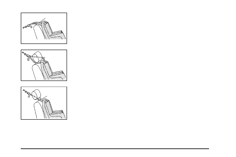 Securing a child restraint in a rear seat position, Securing a child restraint in a, Rear seat position -47 | Pontiac 2006 Torrent User Manual | Page 53 / 368