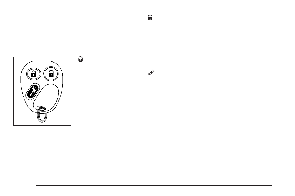 Remote keyless entry system operation, Remote keyless entry system operation -4 | Pontiac 2006 Torrent User Manual | Page 74 / 368