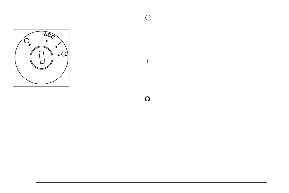 Ignition positions, Ignition positions -16 | Pontiac 2006 Torrent User Manual | Page 86 / 368