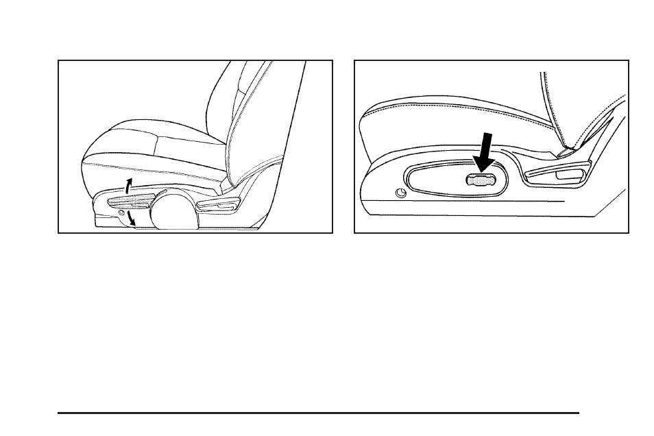 Driver seat height adjuster, Six-way power driver seat | Pontiac 2006 Torrent User Manual | Page 9 / 368