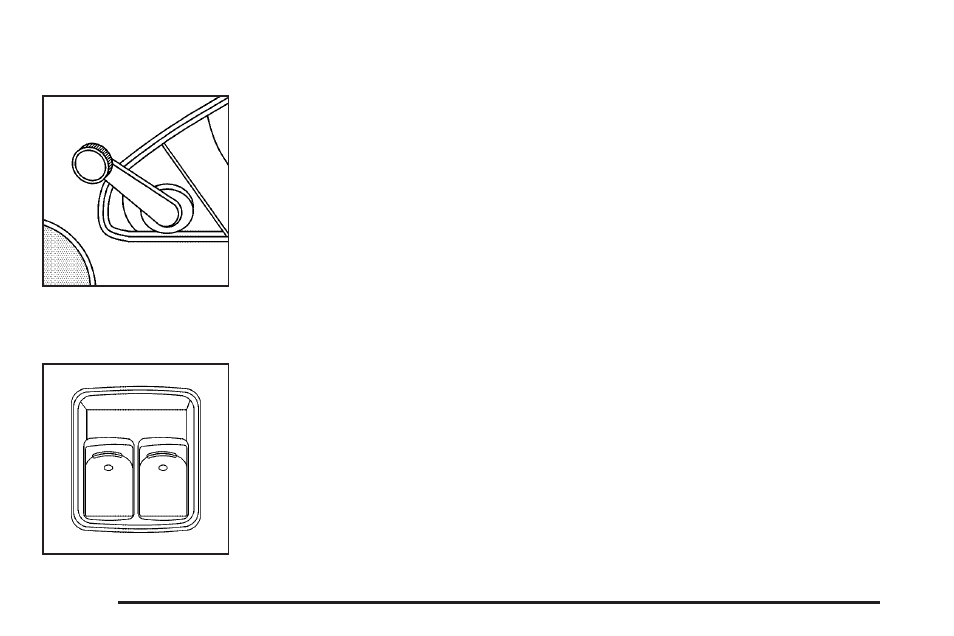 Manual windows, Power windows, Sun visors | Pontiac 2006 Solstice User Manual | Page 62 / 328