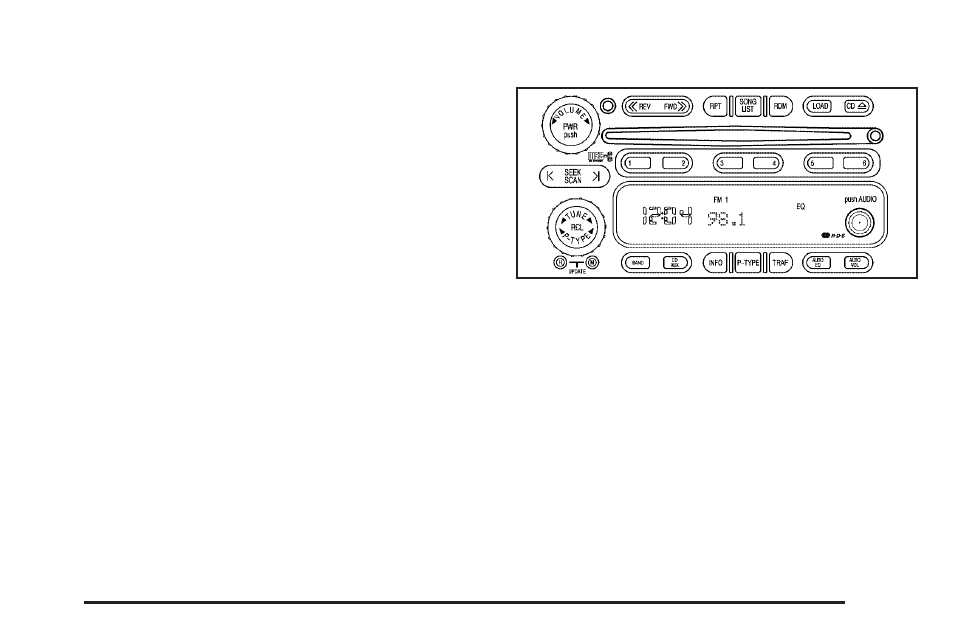 Radio with six-disc cd, Radio with six-disc cd -123 | Pontiac 2006 Grand Prix User Manual | Page 241 / 472