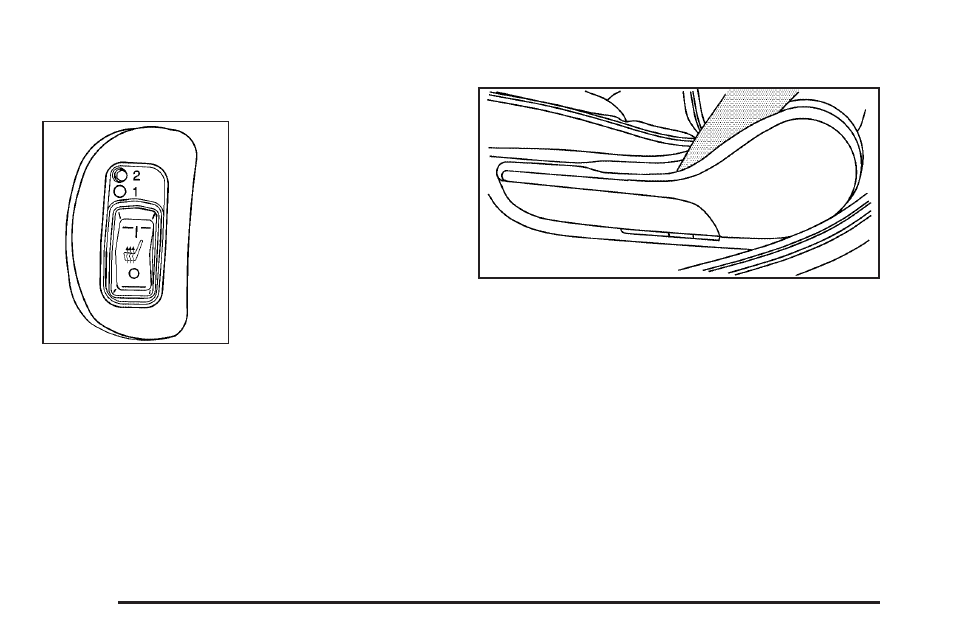 Heated seats, Reclining seatbacks, Heated seats -4 reclining seatbacks -4 | Pontiac 2006 G6 User Manual | Page 10 / 416