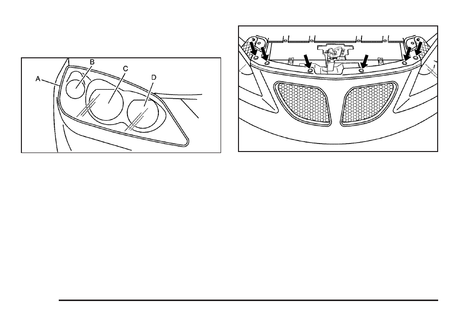 Headlamps, front turn signal, sidemarker, And parking lamps -50 | Pontiac 2006 G6 User Manual | Page 318 / 416