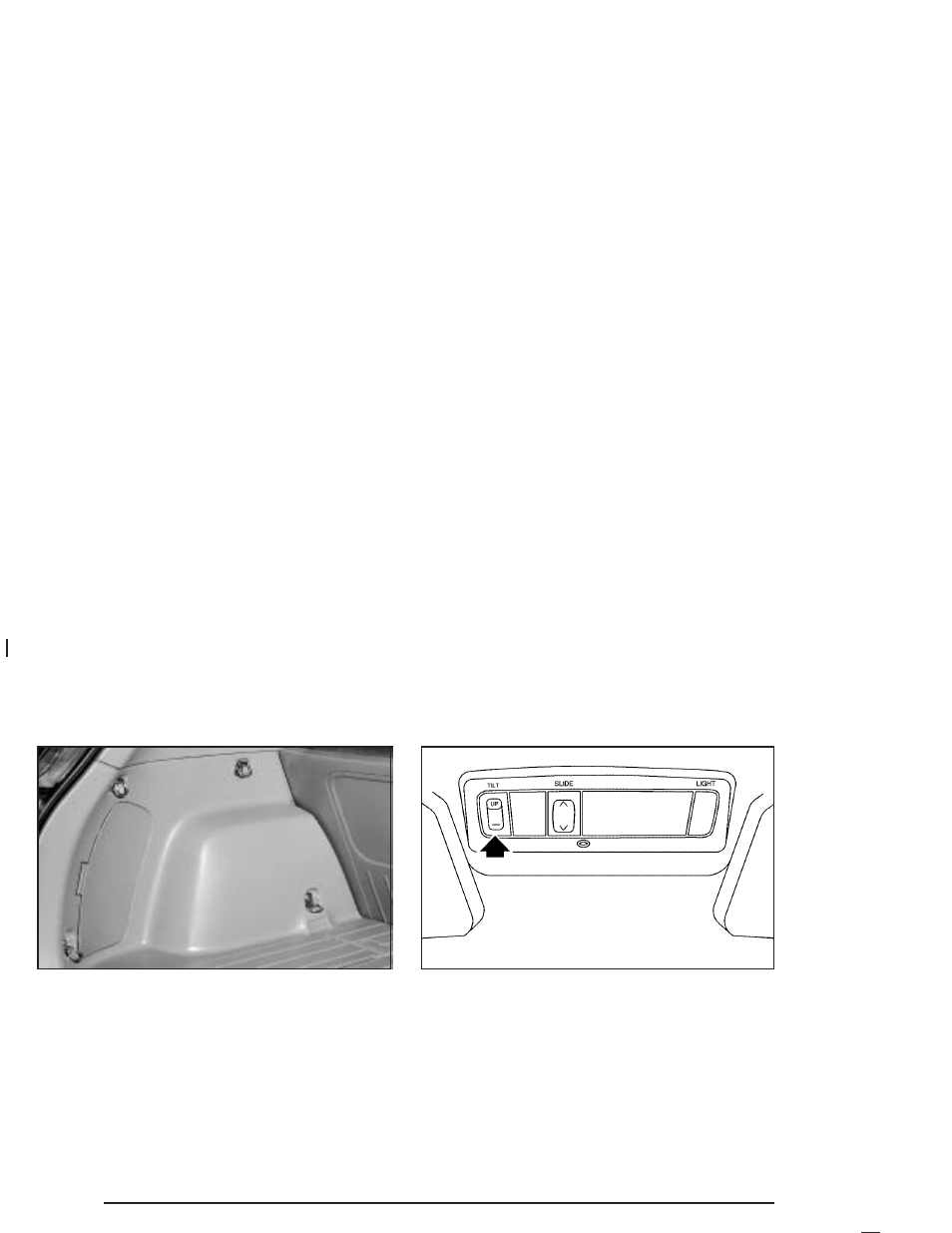Cargo tie downs, Sunroof, Cargo tie downs -40 | Sunroof -40 | Pontiac 2005 Vibe User Manual | Page 110 / 374