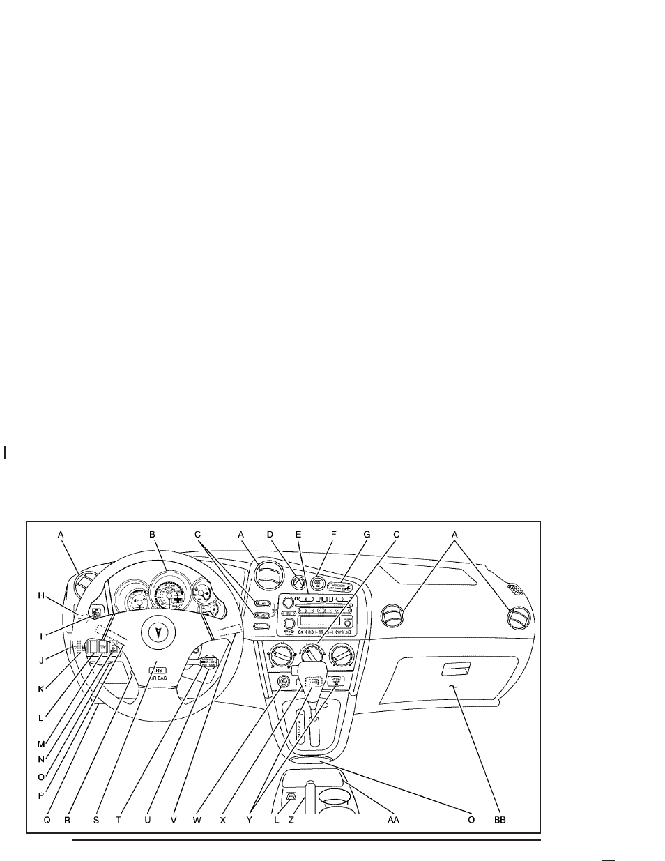 Instrument panel overview, Instrument panel overview -4 | Pontiac 2005 Vibe User Manual | Page 114 / 374