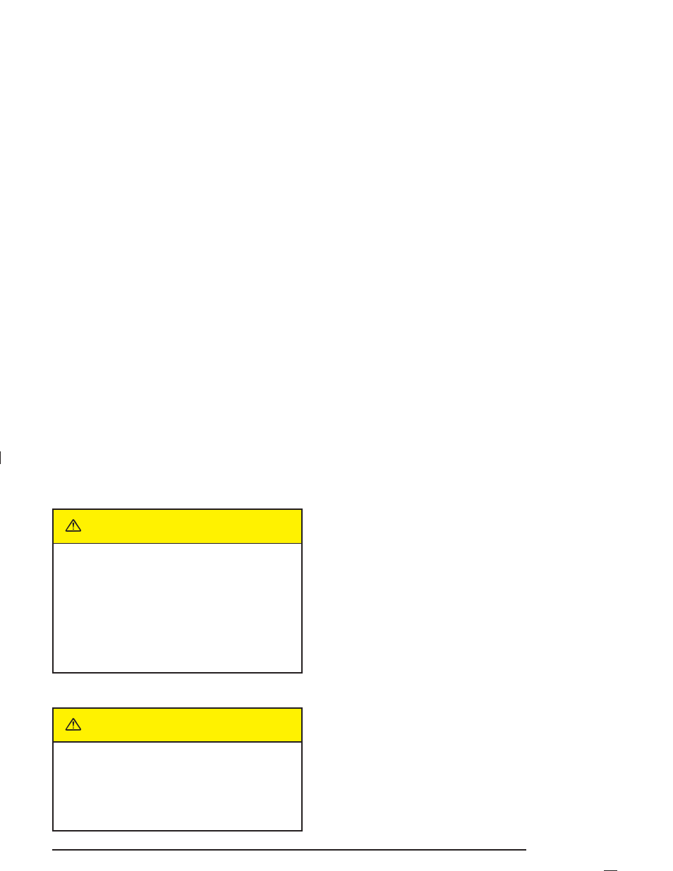 Caution | Pontiac 2005 Vibe User Manual | Page 121 / 374