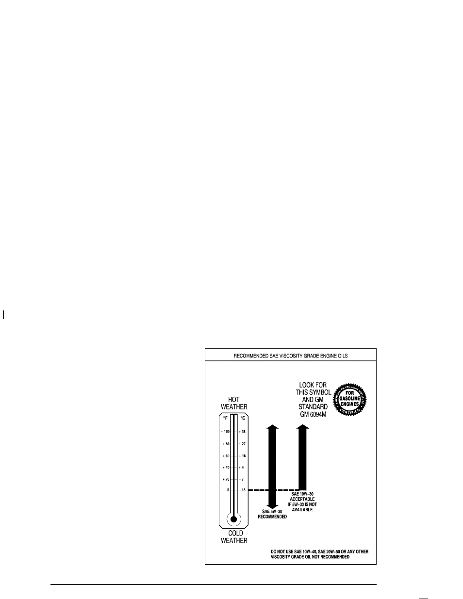 What kind of engine oil to use | Pontiac 2005 Vibe User Manual | Page 240 / 374