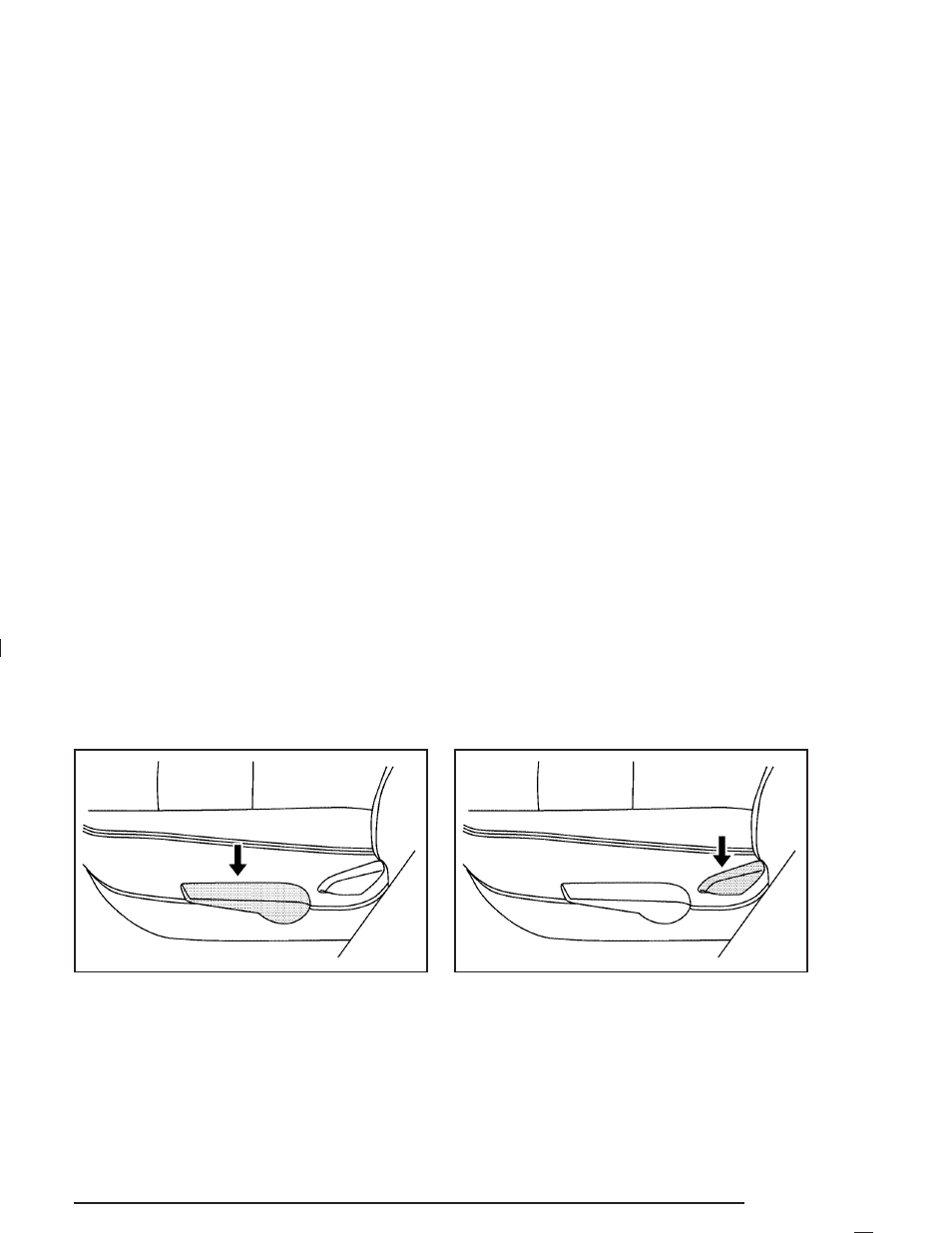 Driver seat height adjuster, Reclining seatbacks | Pontiac 2005 Vibe User Manual | Page 9 / 374
