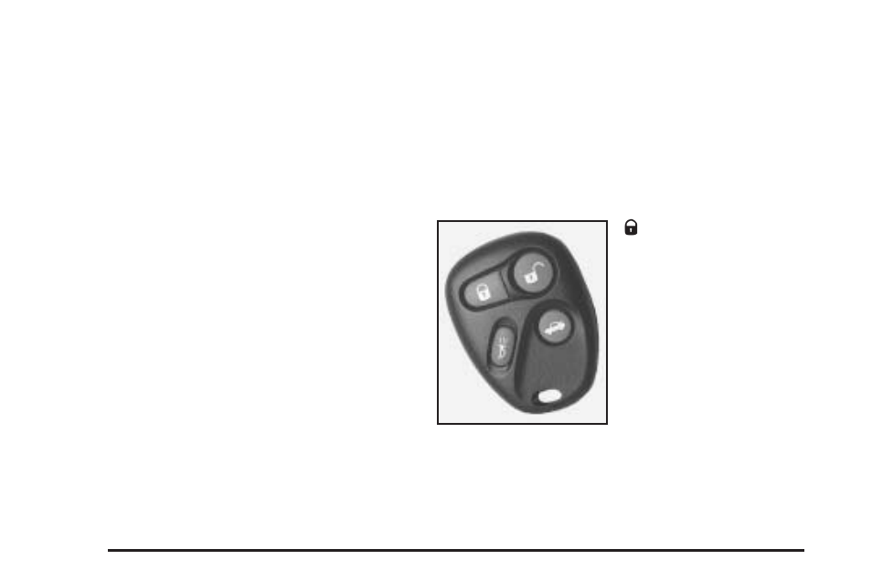 Remote keyless entry system operation, Remote keyless entry system operation -4 | Pontiac 2005 Grand Am User Manual | Page 68 / 334