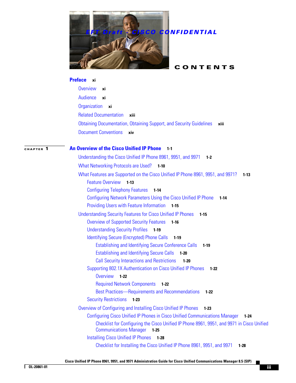 Cisco 9971 E-1 User Manual | 8 pages