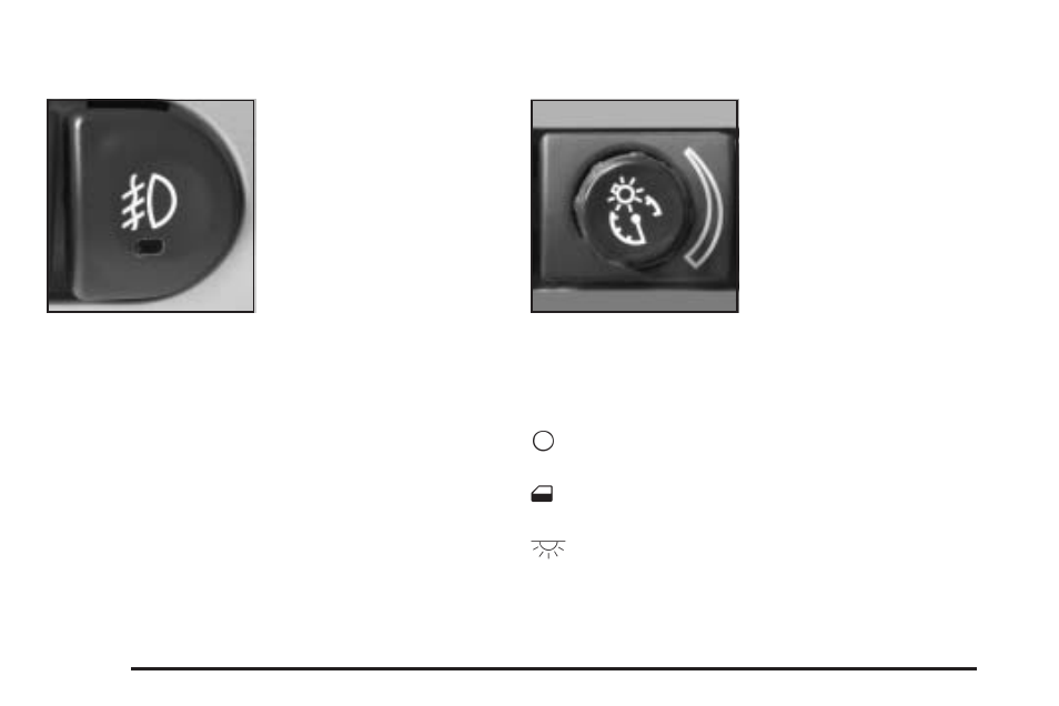 Fog lamps, Instrument panel brightness, Dome lamp | Instrument, Panel brightness | Pontiac 2005 G6 User Manual | Page 126 / 354