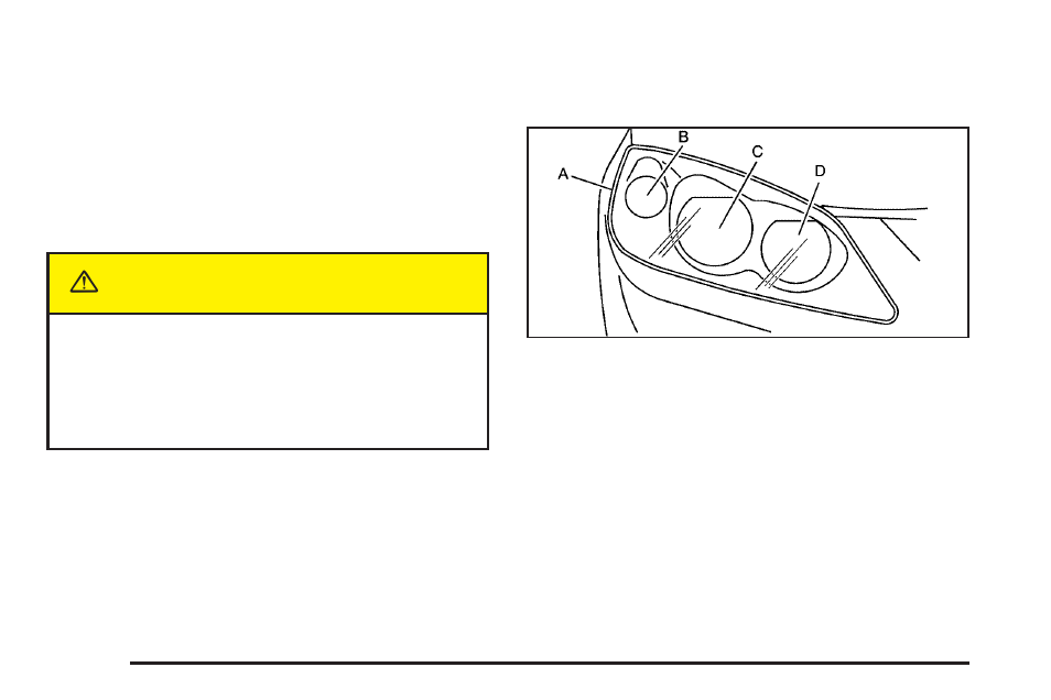 Bulb replacement, Halogen bulbs, Bulb replacement -38 | And parking lamps -38, Caution | Pontiac 2005 G6 User Manual | Page 270 / 354