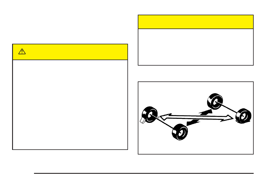 Changing a flat tire, Changing a flat tire -56, Caution | Pontiac 2005 G6 User Manual | Page 288 / 354