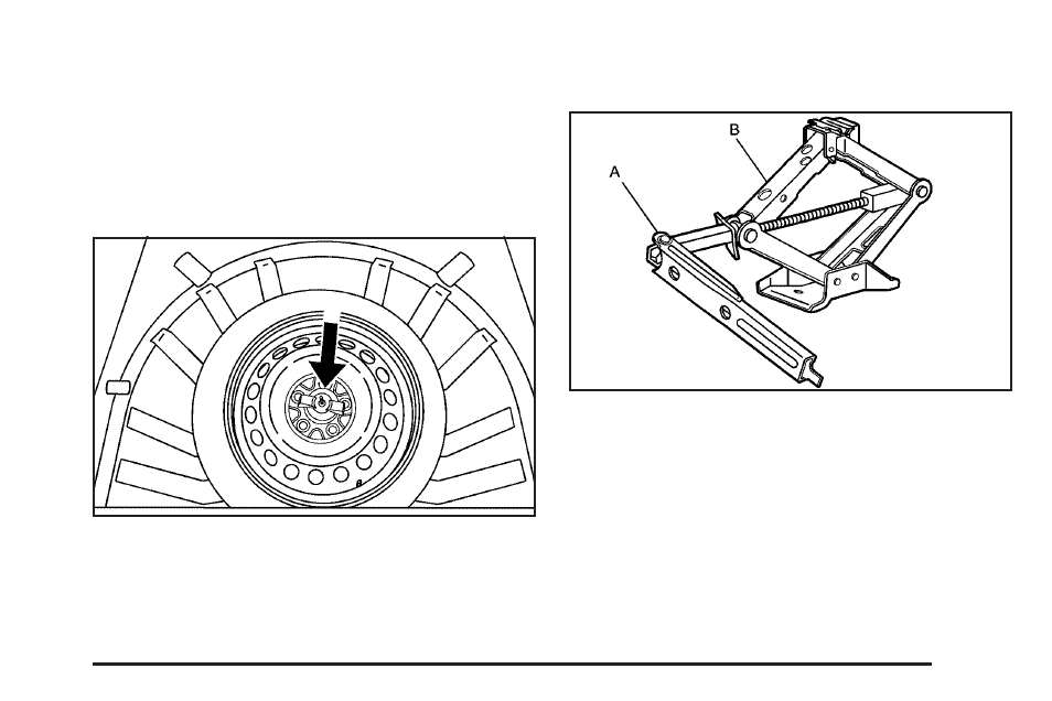 Removing the spare tire and tools, Removing the spare tire and tools -57 | Pontiac 2005 G6 User Manual | Page 289 / 354