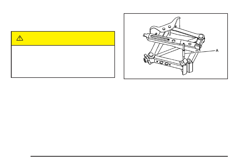 Storing a flat or spare tire and tools, Storing a flat or spare tire and tools -64, Caution | Pontiac 2005 G6 User Manual | Page 296 / 354