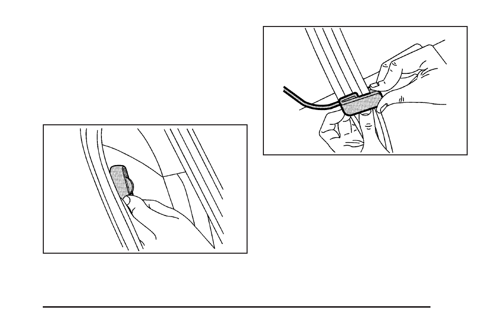 Rear safety belt comfort guides, Rear safety belt comfort guides -25 | Pontiac 2005 G6 User Manual | Page 31 / 354