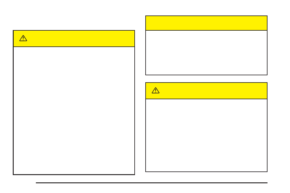 Caution | Pontiac 2005 G6 User Manual | Page 54 / 354