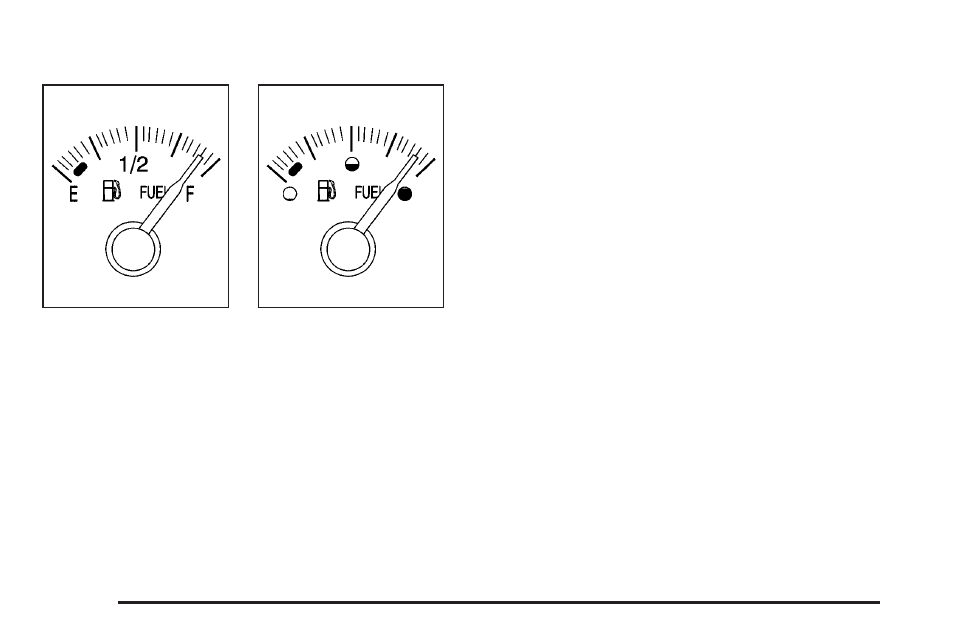 Fuel gage (v6 engine), Fuel gage (v6 engine) -56 | Pontiac 2005 Bonneville User Manual | Page 168 / 438