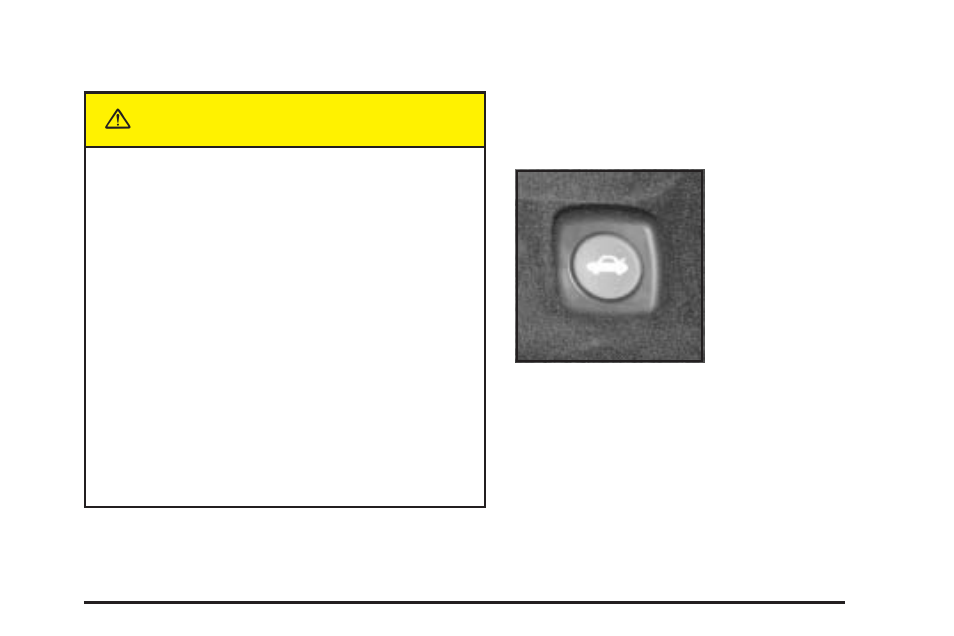 Trunk, Trunk -15, Caution | Pontiac 2005 Bonneville User Manual | Page 79 / 438
