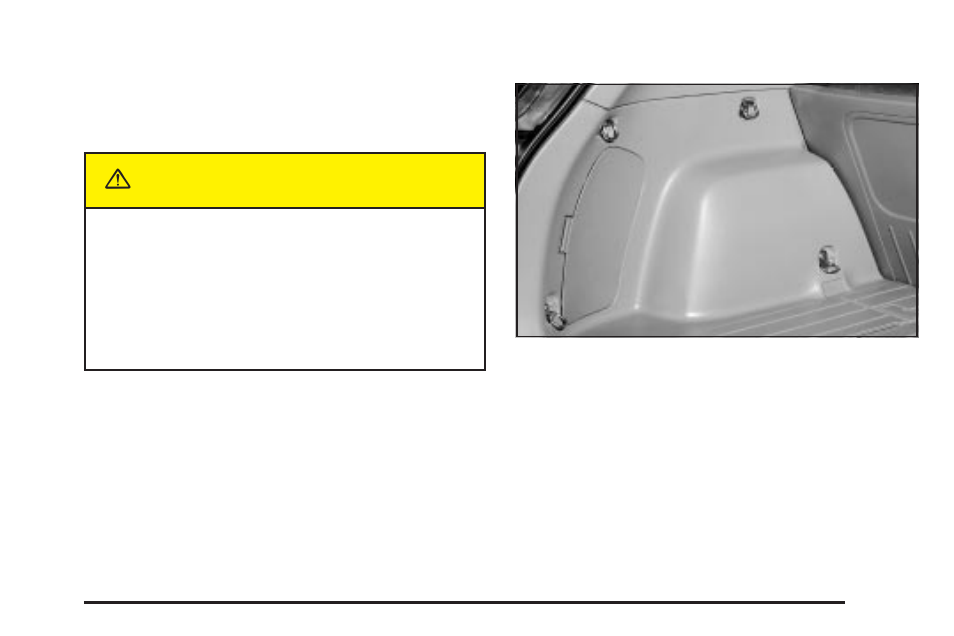 Cargo cover, Cargo cover -41, Caution | Pontiac 2004 Vibe User Manual | Page 105 / 370