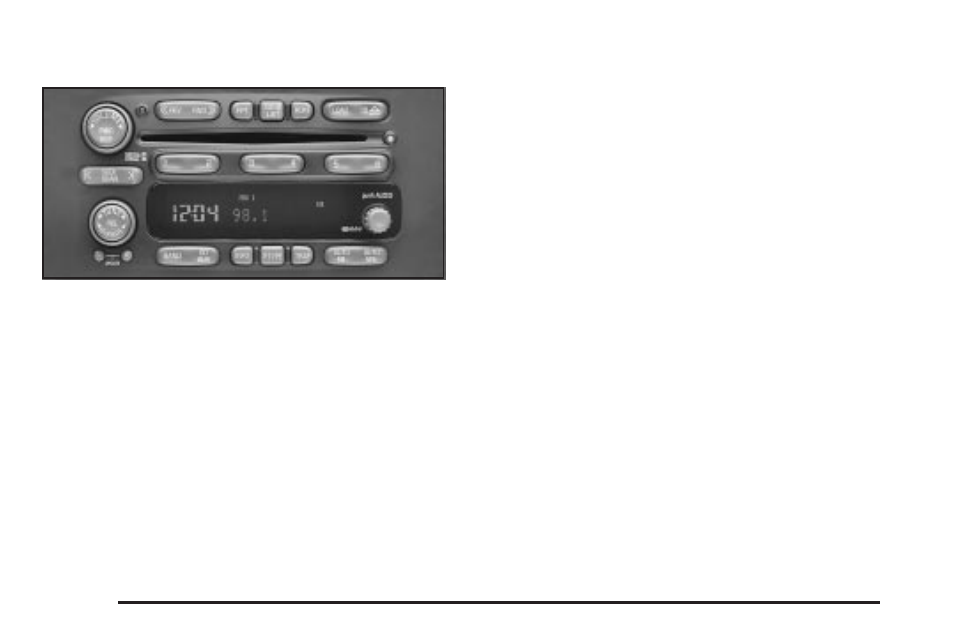 Radio with six-disc cd, Radio with six-disc cd -52, Playing the radio | Pontiac 2004 Vibe User Manual | Page 158 / 370