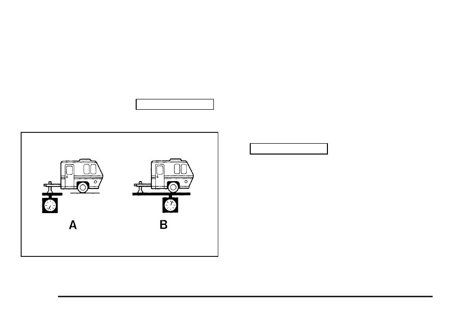 Weight of the trailer tongue, Total weight on your vehicle’s tires | Pontiac 2004 Vibe User Manual | Page 206 / 370